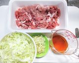 町中華のピリ辛ゆで豚作り方1写真