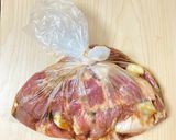 ドレッシングで！豚肉とニラのスタミナご飯作り方2写真