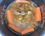 ドレッシングで！豚肉とニラのスタミナご飯作り方4写真