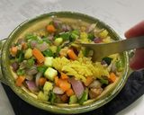 土鍋でタコのカレーピラフ作り方5写真