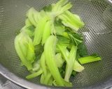 チンゲン菜　茎の切り方と茹で方作り方4写真