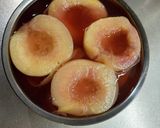 ピーチコンポートケーキ作り方1写真