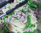 レンジで簡単！無限ピーマンのパスタ作り方3写真