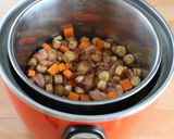 ＼大同電鍋レシピ／鶏肉コロコロきんぴら作り方1写真