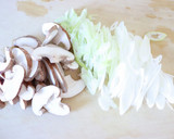 めんつゆで【椎茸とネギのかき玉うどん】作り方1写真