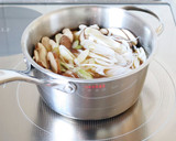 めんつゆで【椎茸とネギのかき玉うどん】作り方2写真