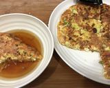 カリっとだし風味 豆腐ネギのフワフワ焼き作り方8写真