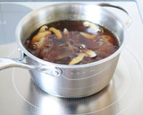 めんつゆで【椎茸とネギのかき玉うどん】作り方3写真