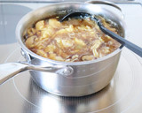 めんつゆで【椎茸とネギのかき玉うどん】作り方4写真