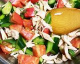 夏野菜たっぷり 鶏胸肉の中華風サラダ作り方7写真