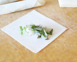 手軽手軽な【エビ大葉のシュウマイ皮揚げ】作り方3写真