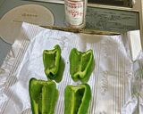 超簡単♪ピーマンのクレソルチーズ焼き作り方1写真