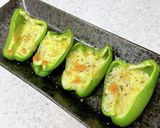 超簡単♪ピーマンのクレソルチーズ焼き作り方3写真