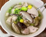 鶏肉の具沢山"姜葱醤"スープ作り方7写真
