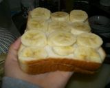 バナナココアトースト作り方1写真