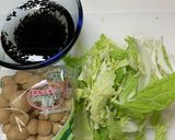 【簡単副菜】ひじき白菜しめじ作り方1写真