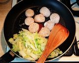 夏でも美味しい☀ホタテと白菜のクリーム煮作り方3写真