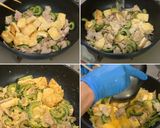豚バラ肉でゴーヤチャンプルー　苦味無し！作り方4写真