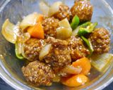 レンジで簡単!肉団子酢豚作り方3写真