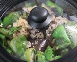 簡単美味♪豚肉なすピーマン油あげの鍋しぎ作り方7写真