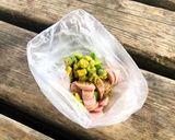 ▲山ごはん▲ギョニソでポキ丼作り方3写真