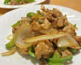 簡単♫豚肉とピーマンと玉ねぎの味噌炒め作り方11写真