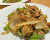 簡単♫豚肉とピーマンと玉ねぎの味噌炒め作り方11写真