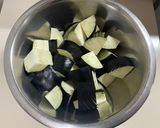 ナスの冷製焼き浸し作り方1写真
