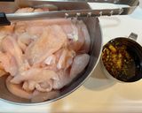 鶏胸肉の薄切り生姜焼き作り方1写真