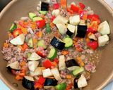 旨みたっぷり！夏野菜無水キーマカレー作り方2写真