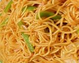 ハムと残り物野菜でナポリタン焼きそば　作り方5写真