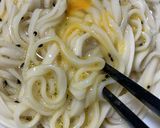 簡単　冷やし釜玉うどん作り方4写真