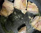 簡単　オリーブサバ缶丼作り方3写真