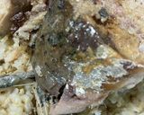 簡単　オリーブサバ缶丼作り方4写真