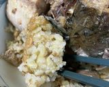 簡単　オリーブサバ缶丼作り方5写真