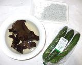 きくらげ胡瓜甘酢あえ♪美肌皮膚痒みに簡単作り方1写真