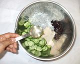きくらげ胡瓜甘酢あえ♪美肌皮膚痒みに簡単作り方4写真
