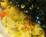にんじん＆キャベツの海苔玉子チャーハン作り方4写真