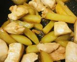 鶏肉とジャガイモのオイスターソース炒め作り方3写真