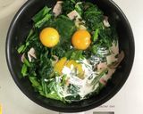 ワンパン！冷凍法れん草キッシュ風オムレツ作り方5写真