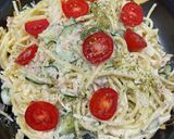 スパサラ　ツナきゅうり作り方6写真