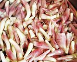 みょうがの茎の甘酢漬け作り方1写真