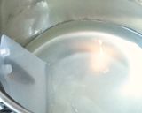 【粉末茶入り】緑茶風味の水ようかん作り方2写真