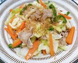 これだけで美味しい！塩出汁焼きうどん作り方5写真