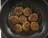 麺つゆで味付け簡単♪オクラと大葉のつくね作り方8写真