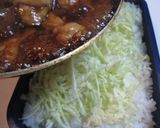 お弁当♪～照り焼きチキン☆どん～作り方3写真
