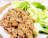 レモン醤油でさっぱり薄切り牛炒め作り方5写真
