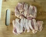 ＊材料2つ＊食感やわらか＊鶏肉青椒肉絲＊作り方1写真