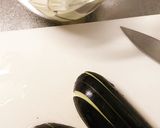 ナス梅風味素麺作り方1写真