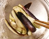 ナス梅風味素麺作り方3写真